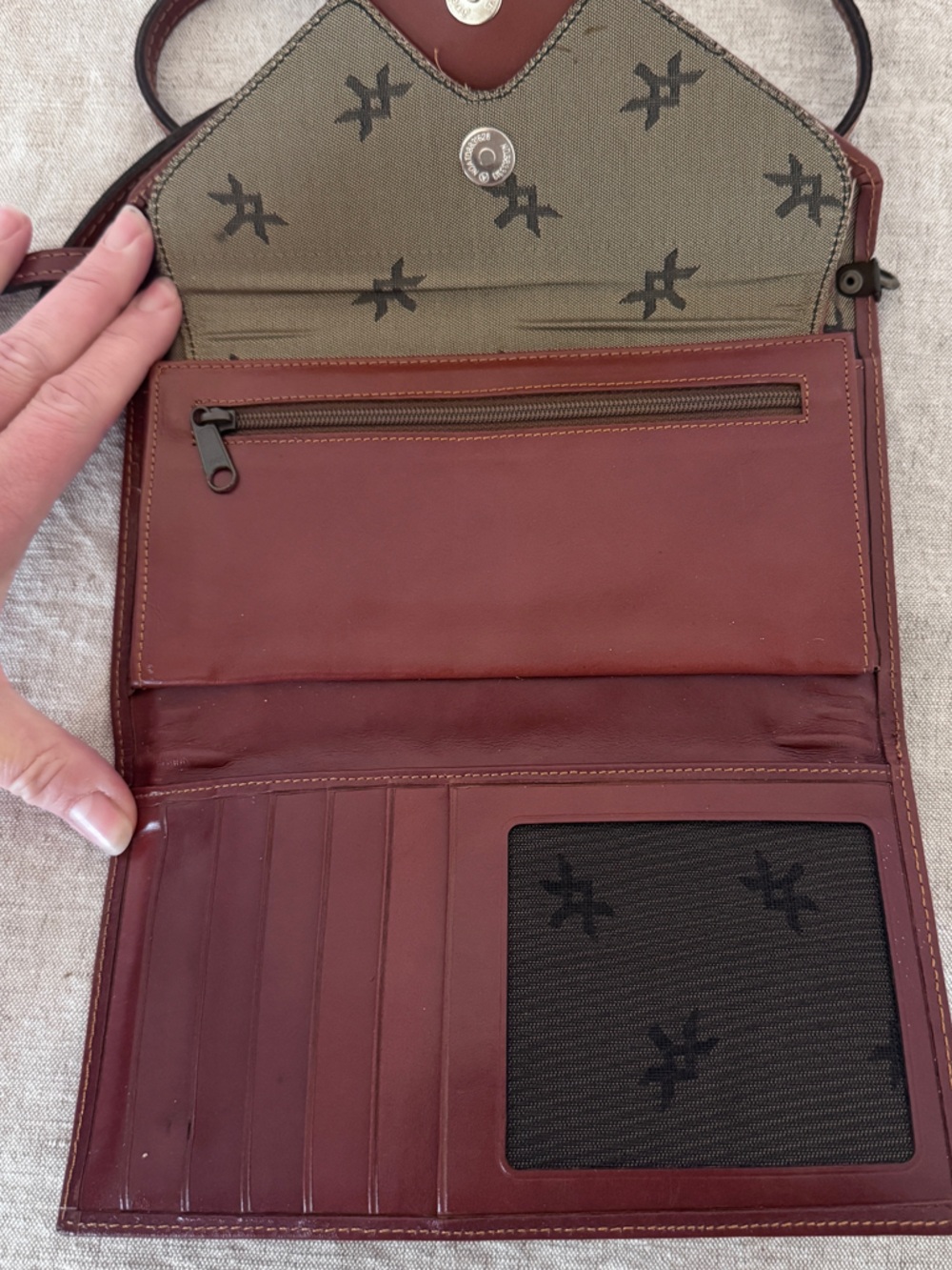 Kilim Crossbody Purse Wallet Woven Multicolor - Picture 4 of 8